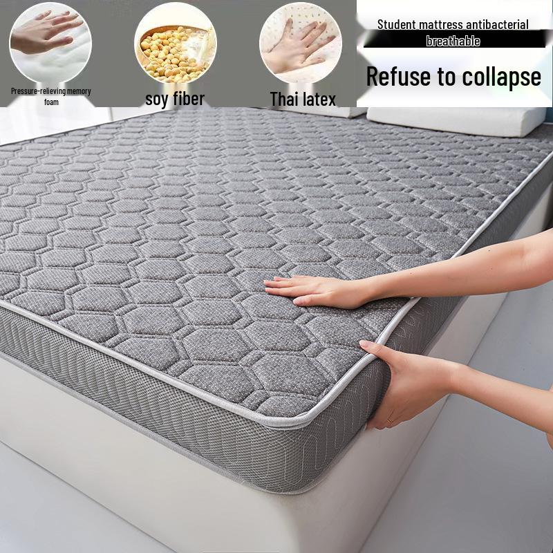 Thickened Antibacterial Soft Tatami Mattress Topper with Memory Latex