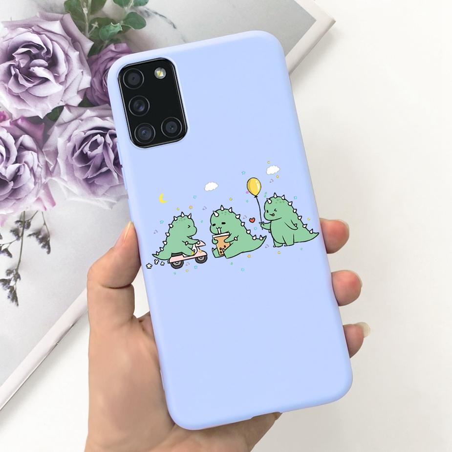 For Samsung Galaxy A51 A71 Case A515F A715F Cute Fashion Cartoon Painted Phone Case For Samsung A51 A 31 41 71 Soft Cover Bumper