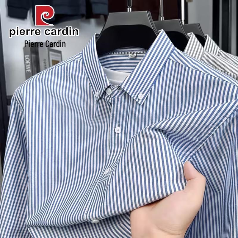 Pierre Cardin Men s Striped Long Sleeve Cotton Shirt 185/42