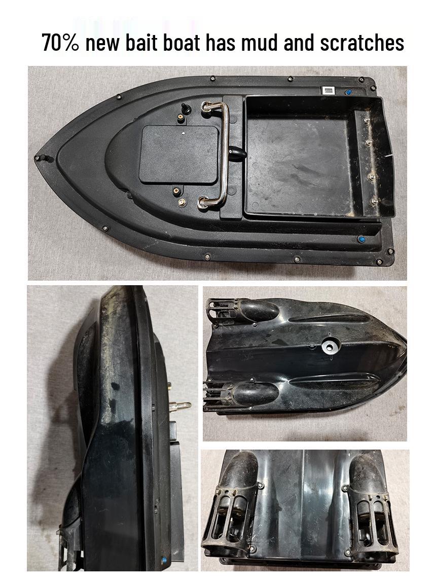 

Вживаний човен для прикормки 7,4 В з круїз-контролем постійної швидкості для прикормки та тралення, ідеальний для доставки гачка.