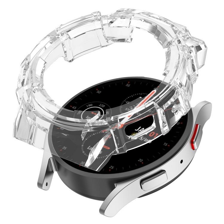 Armor Cover for Samsung Galaxy Watch Case 4 5 40mm 44mm PC Protective Fashion Accessories Hollow Frame WatchCase Bumper