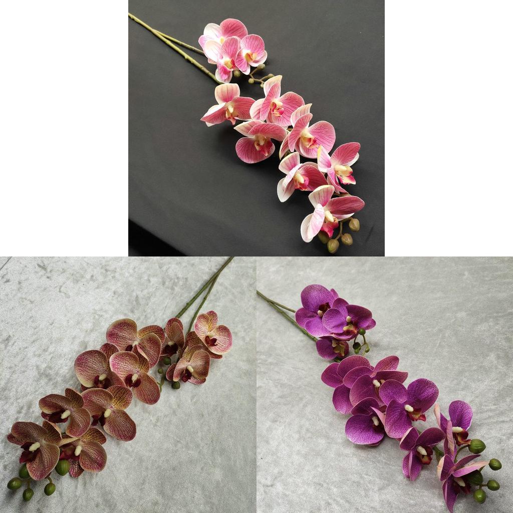 Artificial 3d Printed Butterfly Orchid With Realistic Texture For Wedding Decor And Home Use