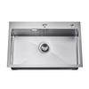 68cm Kitchen Sink Top Mount Single Bowl Drop-In Basin Stainless Steel Bar
