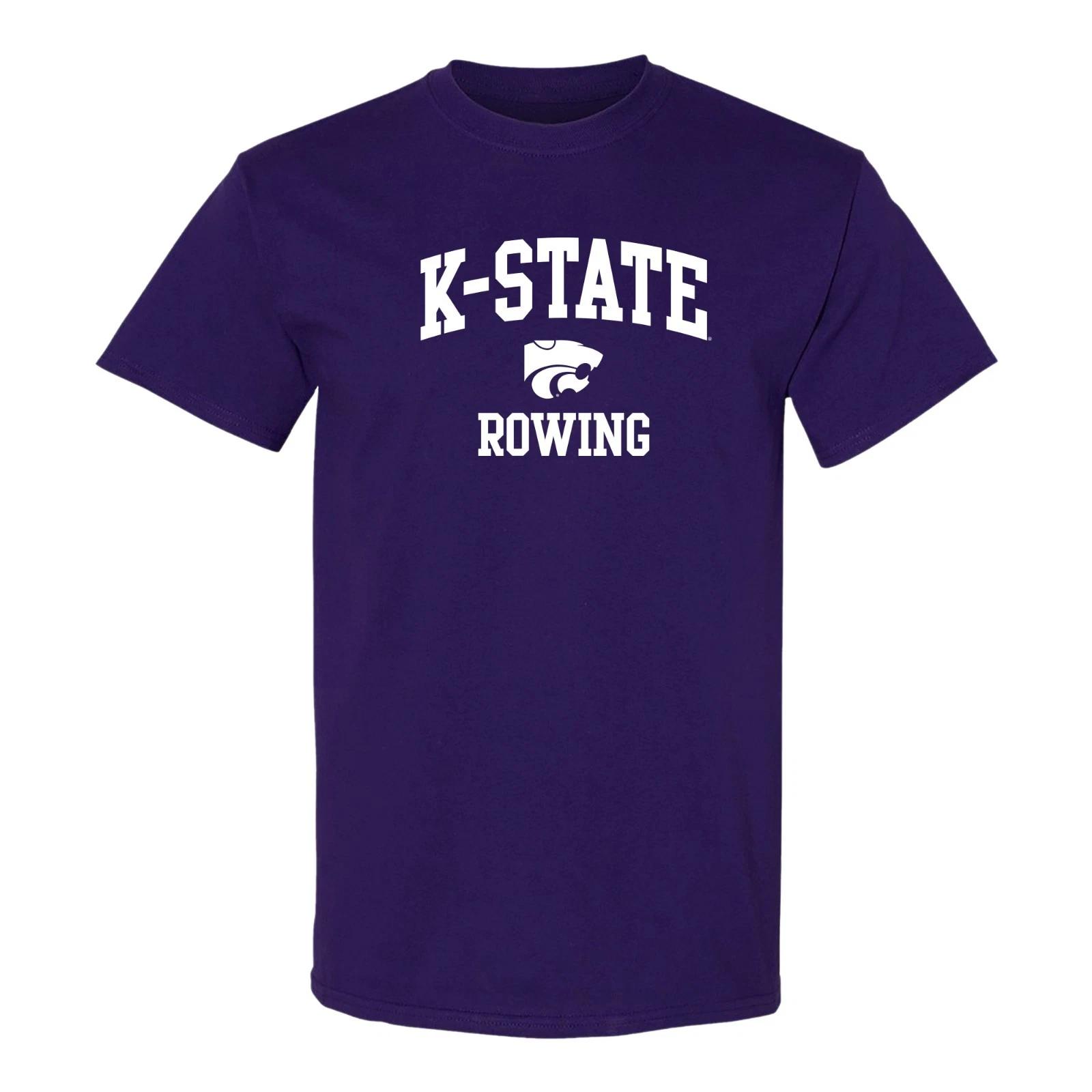 K-State Arch Logo Rowing T-Shirt - Purple 4XL