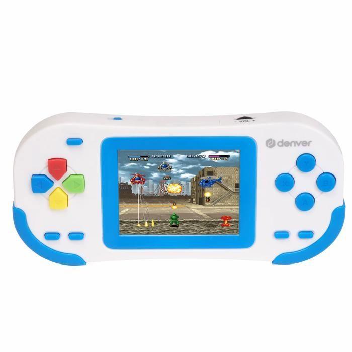 Manette De Jeu - DENVER - 200 Jeux - Écran LCD 2,8" - Résolution 320x240 - Alimentée Par Piles AAA