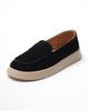 Damen-Loafer Allsy 2603 36 schwarz Wildleder