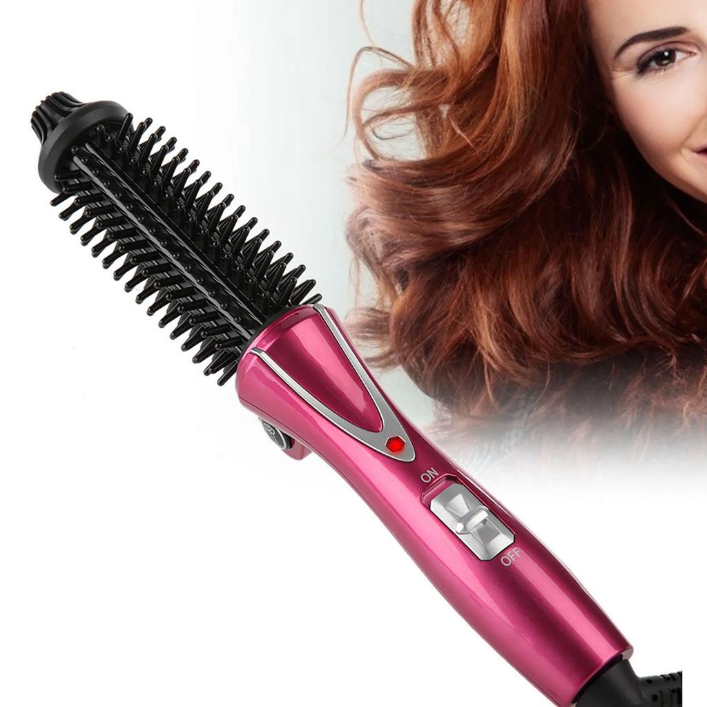 Rizador de Pelo Eléctrico Plegable Peine Cepillo Portátil Herramienta de Belleza para Peluquería