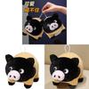 Plush Pig Stuffed Toy With Black Hanging Loop For Bedroom Decor And Giftgiving