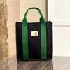 Female Canvas Tote Bag Organizer New Trendy Handbag Women Small Single Shoulder Bags Ladies Casual Top Handle Bags For Work Simple And Practical