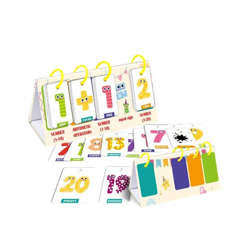 Children Desktop Number Addition And Subtraction Math Early Education Cognitive Cards