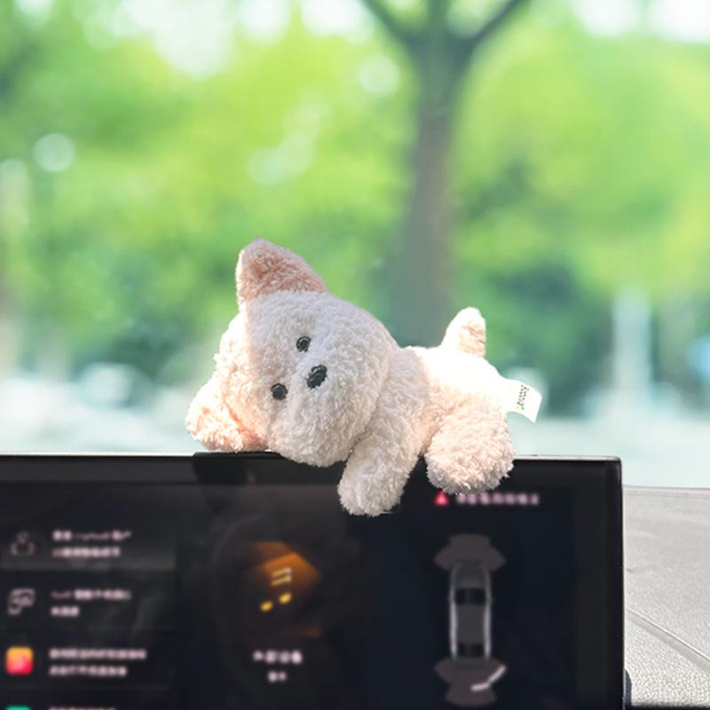 Cute Stress Relief Car & Monitor Ornaments - Console Screen & Figurine Decor
