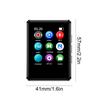 MP3/MP4 Digital Audio Player Compatible with Bluetooth Full Touchscreen Player Built in Speaker 1.77 Inch for Student Daily Use