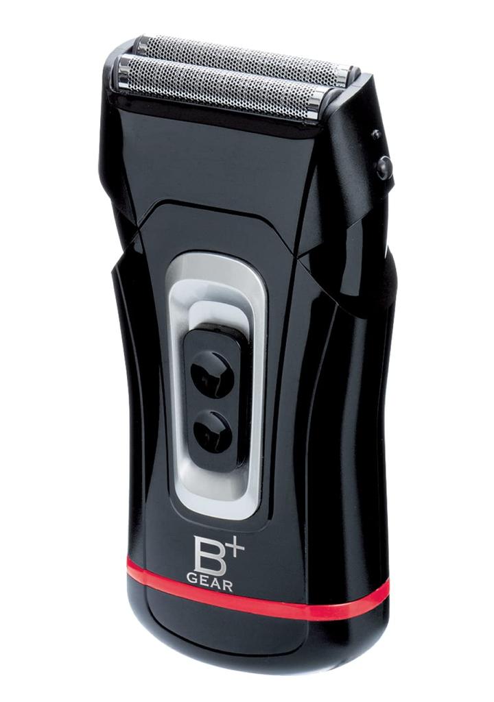 Hero Green Electric Shaver for Shaver for and Perfect for Business Trips and Travel Batteries Sold Black [B+GEAR] Battery-Operated Men, Compact,