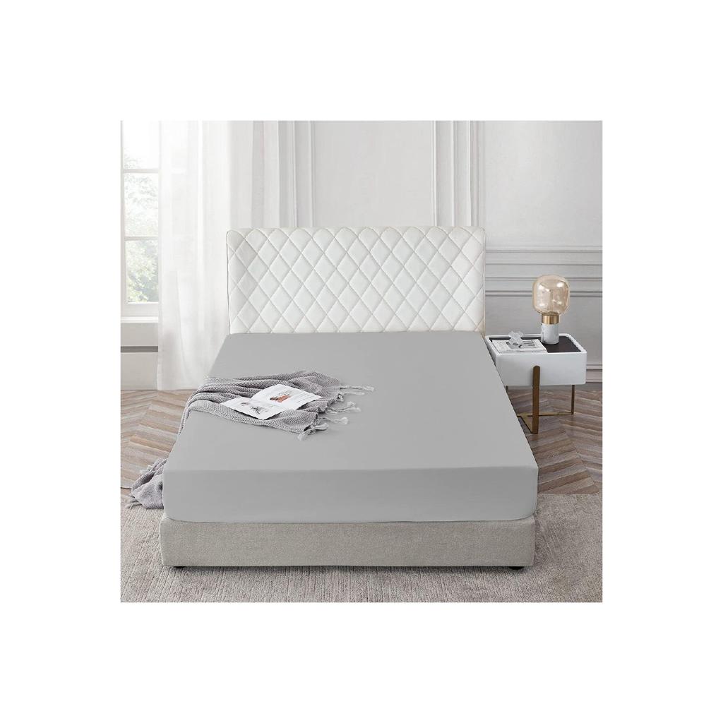 Elastic 100% Cotton Combed Bed Sheet Double 160 X 200