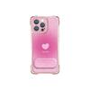 Love applies to iphone17promax iPhone case 15 four-corner lanyard 16 crossbody 14 bracket 13 silicone