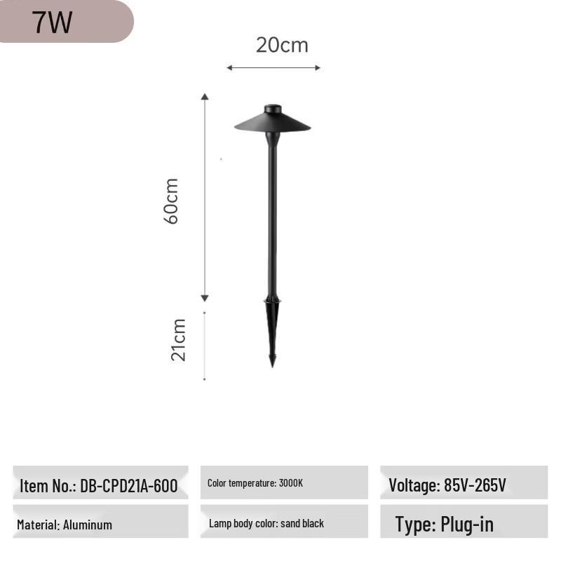 UOSU Outdoor Modern Lawn Light