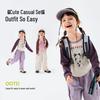 Dudu Home Spring Collection: Soft, Skin-Friendly Cartoon Anime Girls' Set