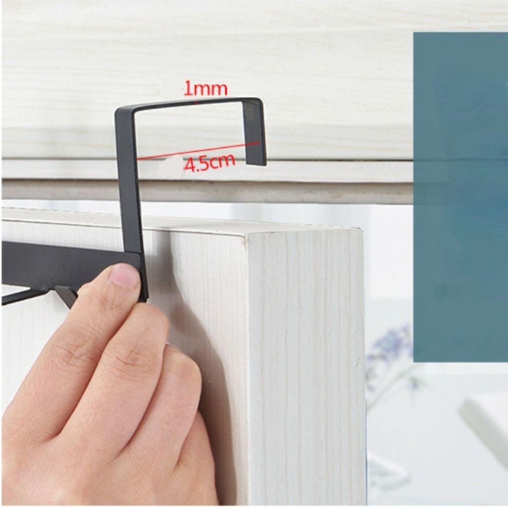 New 5-Link Door Storage Hook Universal Multifunction Home Storage Rack No Punch Traceless Door Hooks
