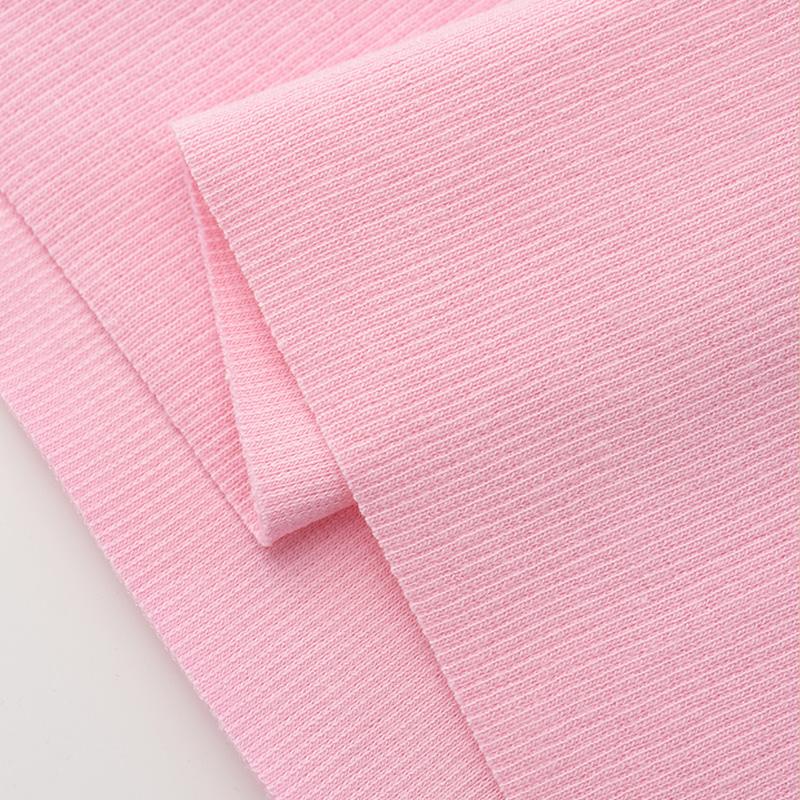 Tecido Canelado Algodão Elastano Tricô Elástico Punho Cós Perna Braços Moletom Parte Inferior Camiseta Tops Acabamento Canelado Jersey Tecido Canelado