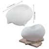 A Top-quality Egg Silicone Mold, Handmade Diy Resin Egg-shaped Candle Holder Storage Box Desktop Candle Holder Silicone Mold