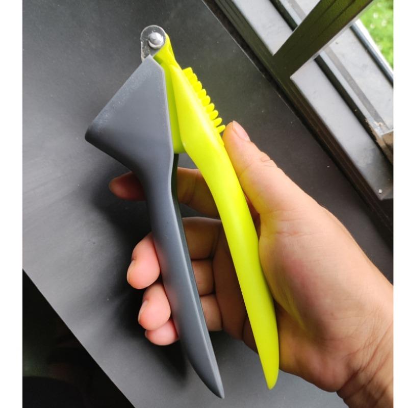 Ανοξείδωτος ατσάλι Πολυλειτουργικός θρυμματιστής πιεστηρίου σκόρδου χειρός Τζίντζερ Κιμάς σκόρδου Μαγείρεμα λαχανικών Στίφτης για το σπίτι Εργαλεία πουρέ