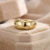 Sterling Silve Star Chunky Ring For Women Vintage Trendy Gold Color Zirconia Finger Rings Exquisite Accessories Jewelry