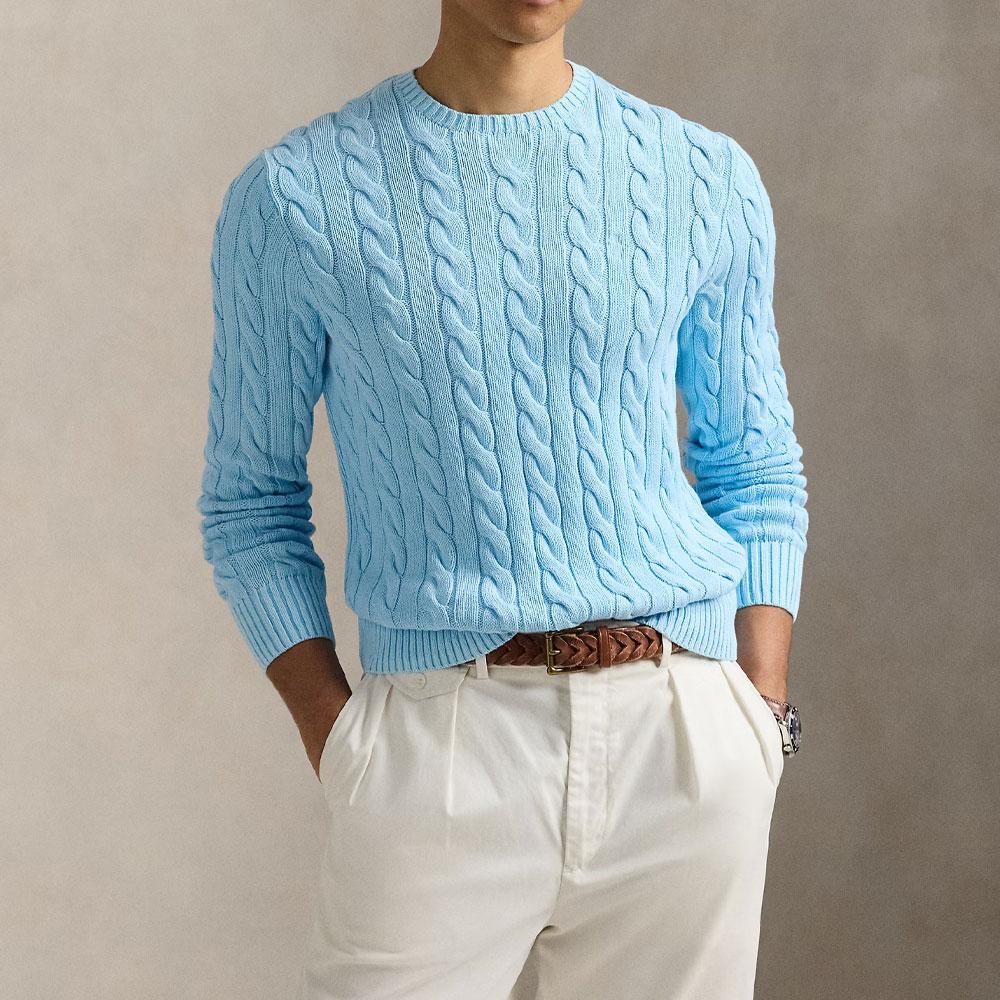 Polo Ralph Lauren Cable Knit Crewneck Jumper 710965867-005