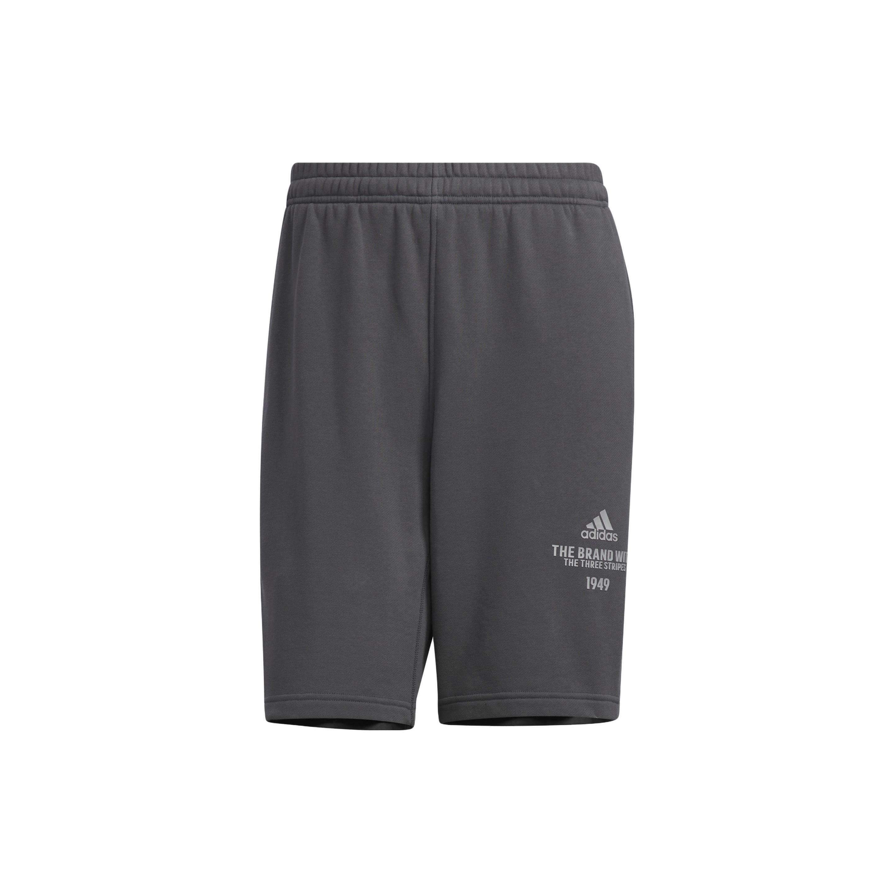 

New Adidas Casual Shorts Men Solid Dark Gray IP3934 S
