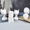 15cm Big Beautiful Goddess Lady Gypsum silicone mold Angel Girl Women Bust Statue Candle Silicone Mold Female Figures Resin mold