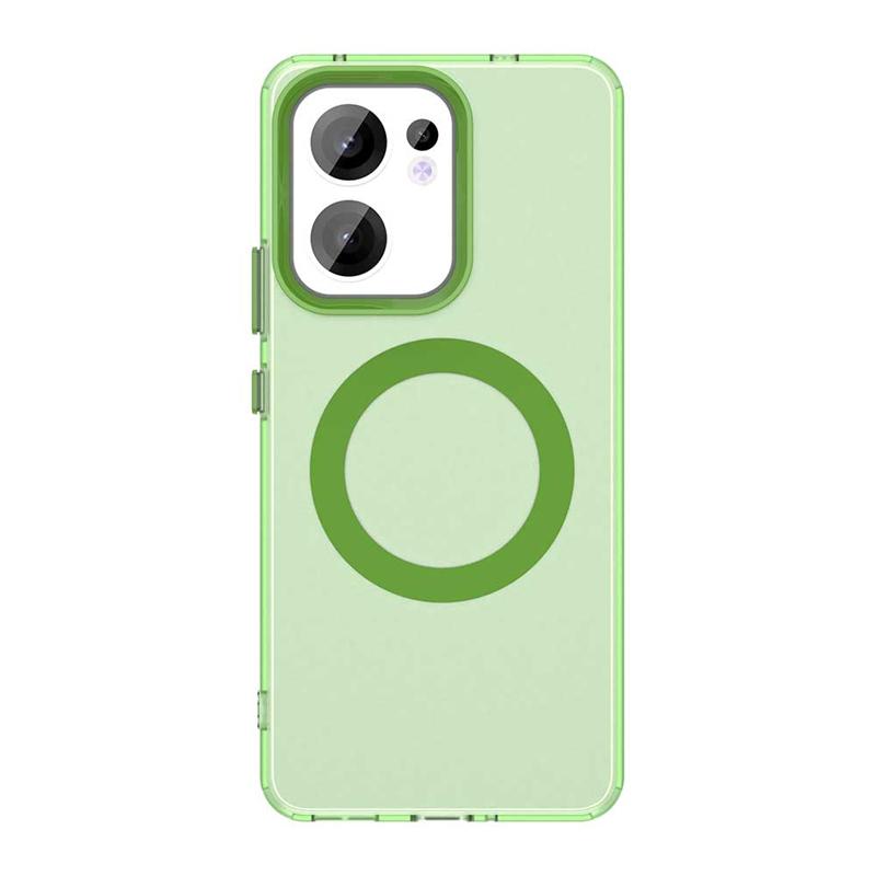 Transparent Phone Case For Oppo Reno13 F Case For Oppo Reno 13F Magnetic Adsorption Wireless Charge Cover For Oppo Reno 13F Case