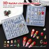 Christmas Snowman Christmas Tree 3d Nail Mold Snowflakes Snowmen Nail Decorations Diy Silicone Manicure Mold Nail Art