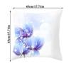 Abstract Print Flower Cushion Cover Sofa Seat Pillowcase Living Room Home Decorative Accessories Pillow Cases 45X45Cm