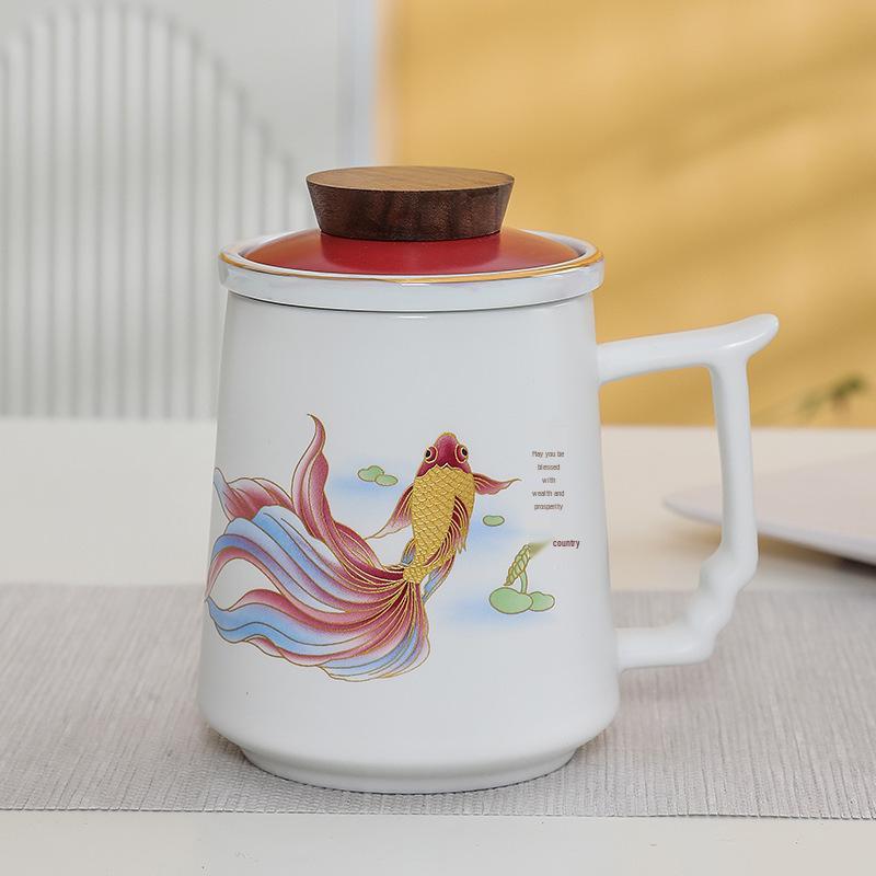 Premium Ceramic Mug with Custom Logo - Gift for Annual Company Event or Cultural Souvenir