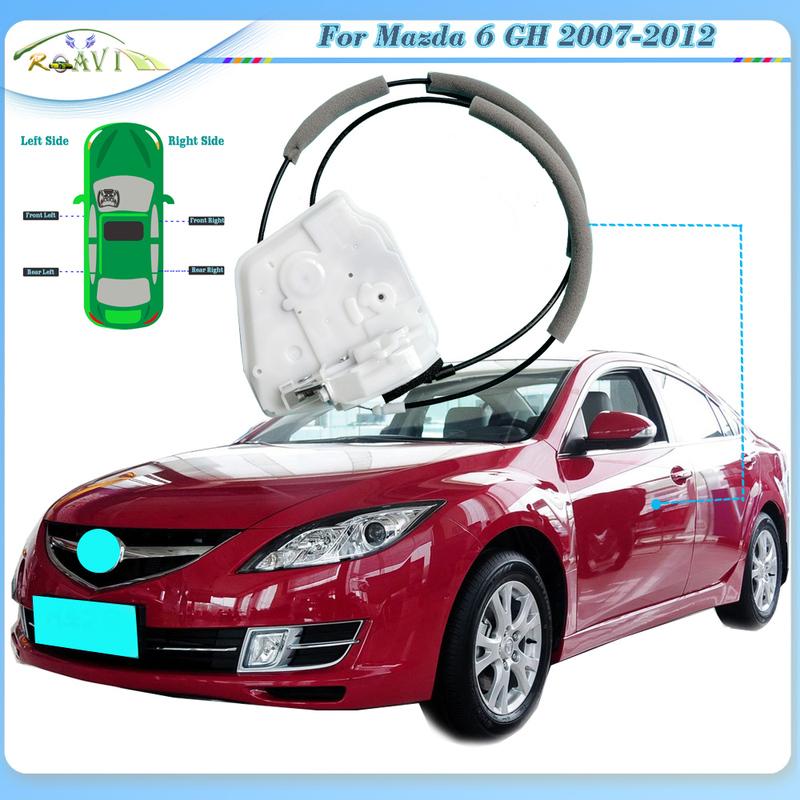 Roavia Для Mazda 6 GH 2007-2012 Автомобильный Замок Двери В Сборе Мотор Замка Блок Мотор Центрального Замка Машина Замка Двери Front Right