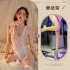Sex Underwear New Sexy Perspective Soft Yarn Backless Lace Apron Role-playing Set