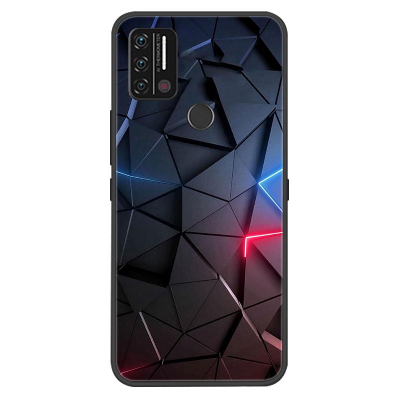 Custodia Per Umidigi A7 A9 Pro Custodie Morbido Silicone Protezione Stampa Coperture Nere per Umidigi A9 A7 Pro Funda Coque A9Pro A 9 Capa