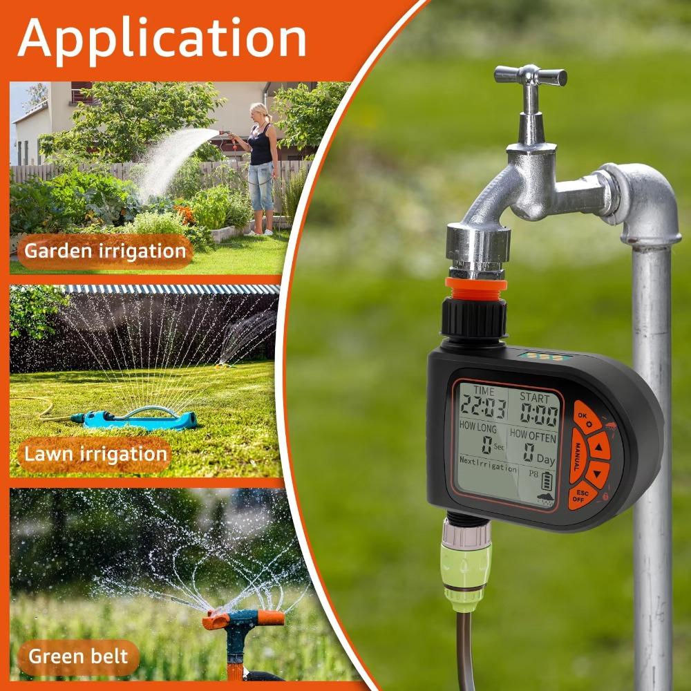 Water Saving Smart Timer Water Sprinkler Durable Faucet Hose Programmer For Outdoor Garden Farm