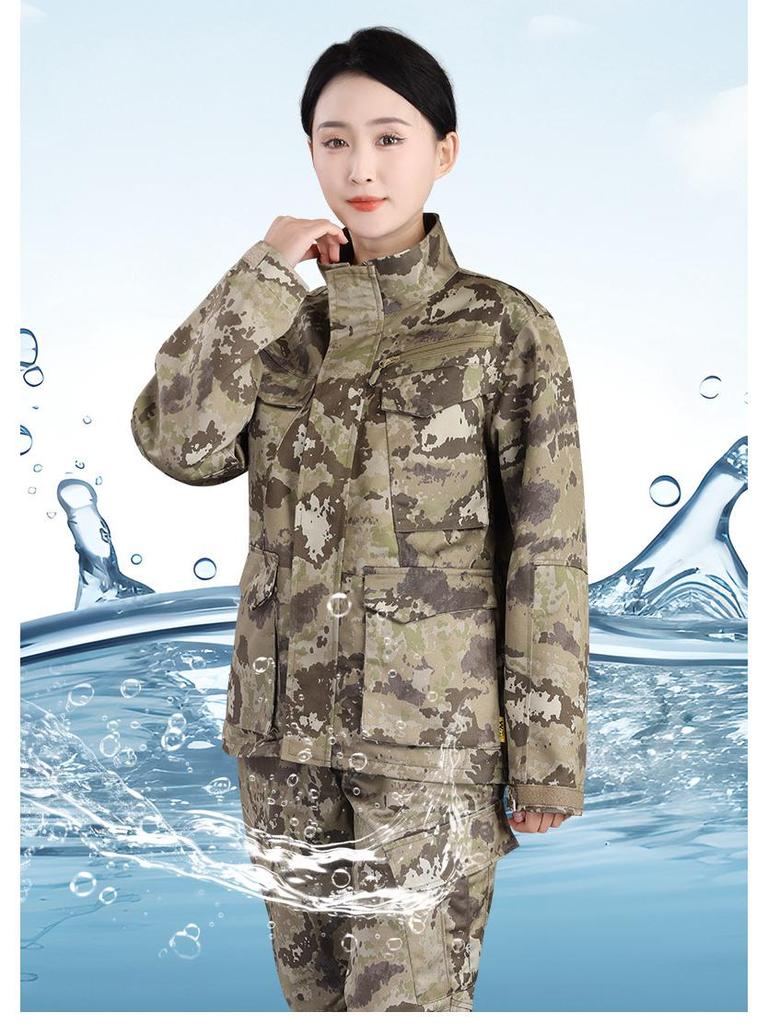 Men's Breathable Anti-static Workwear Set - Wear-resistant Tactical Jacket for Spring and Autumn Outdoor Activities