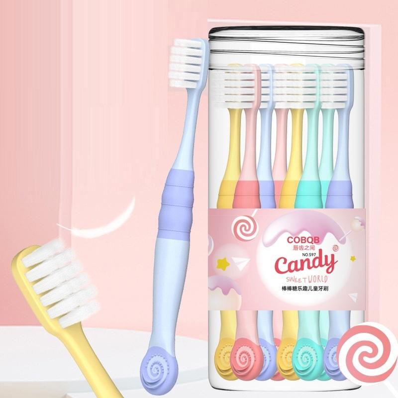 8 Pcs Soft Bristle Toothbrush Tongue Scraper 2 In 1 Cleaner Extra Soft Portable Teeth Cleaning Tool For Adult Travel