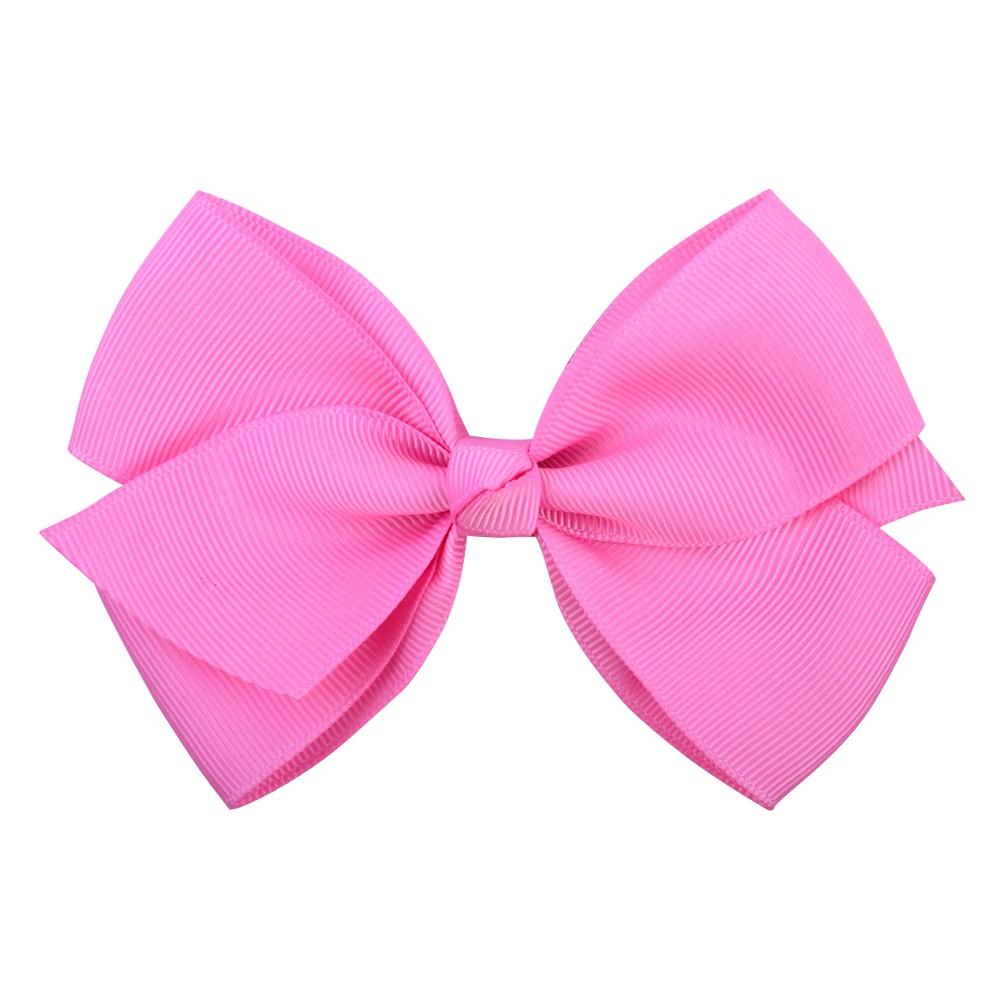 1pcs 4.5 Inches Sweet Candy Color Hair Bows With Clip Kids Girls Boutique Handmade Hair Clip Hairgrips Hair Accessories