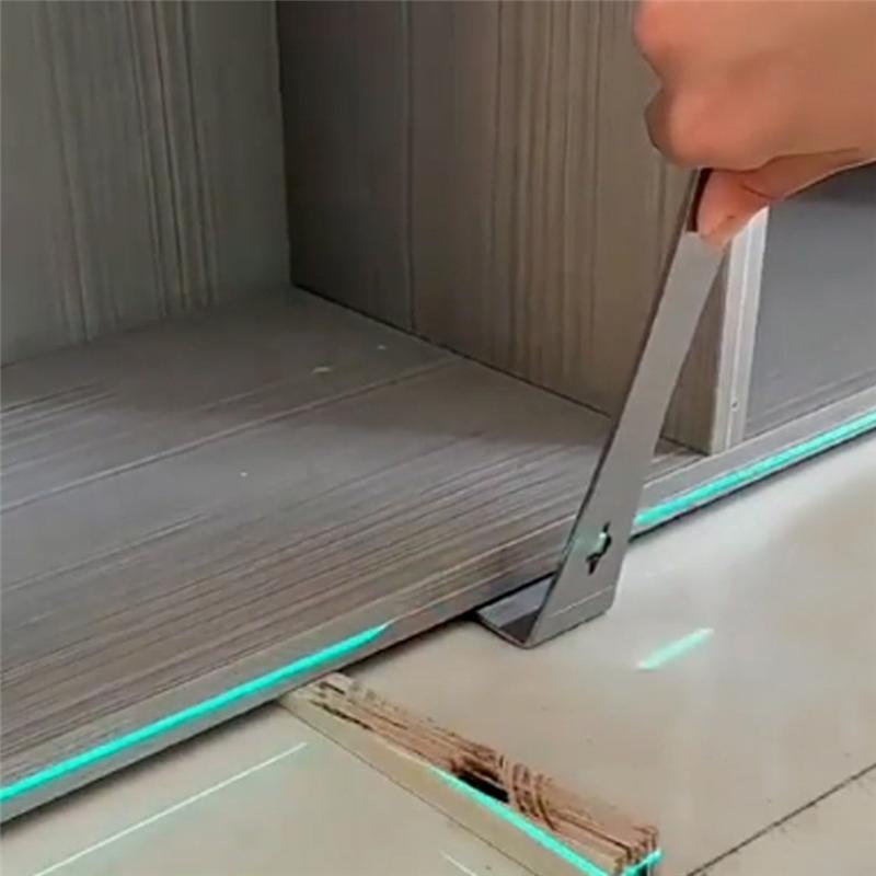 2PCS Pry Bar Scraper Nail Puller  Stainless Steel Flat Crowbar Angled Edge Pry Bar For Pulling And Scraping Tool