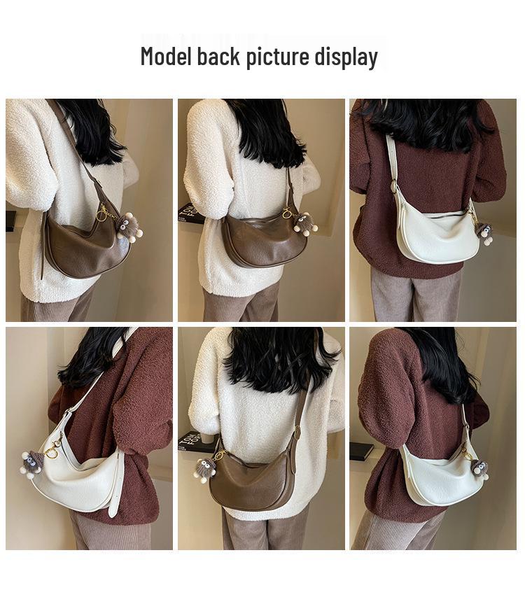 2023 Trendy Retro Women's Handbags: Versatile Crossbody, Shoulder, and Underarm Dumpling Bag