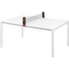 Idena 40461 - Filet de tennis de table extensible pour un montage facile sur les plateaux de table, idéal en voyage, en vacances133