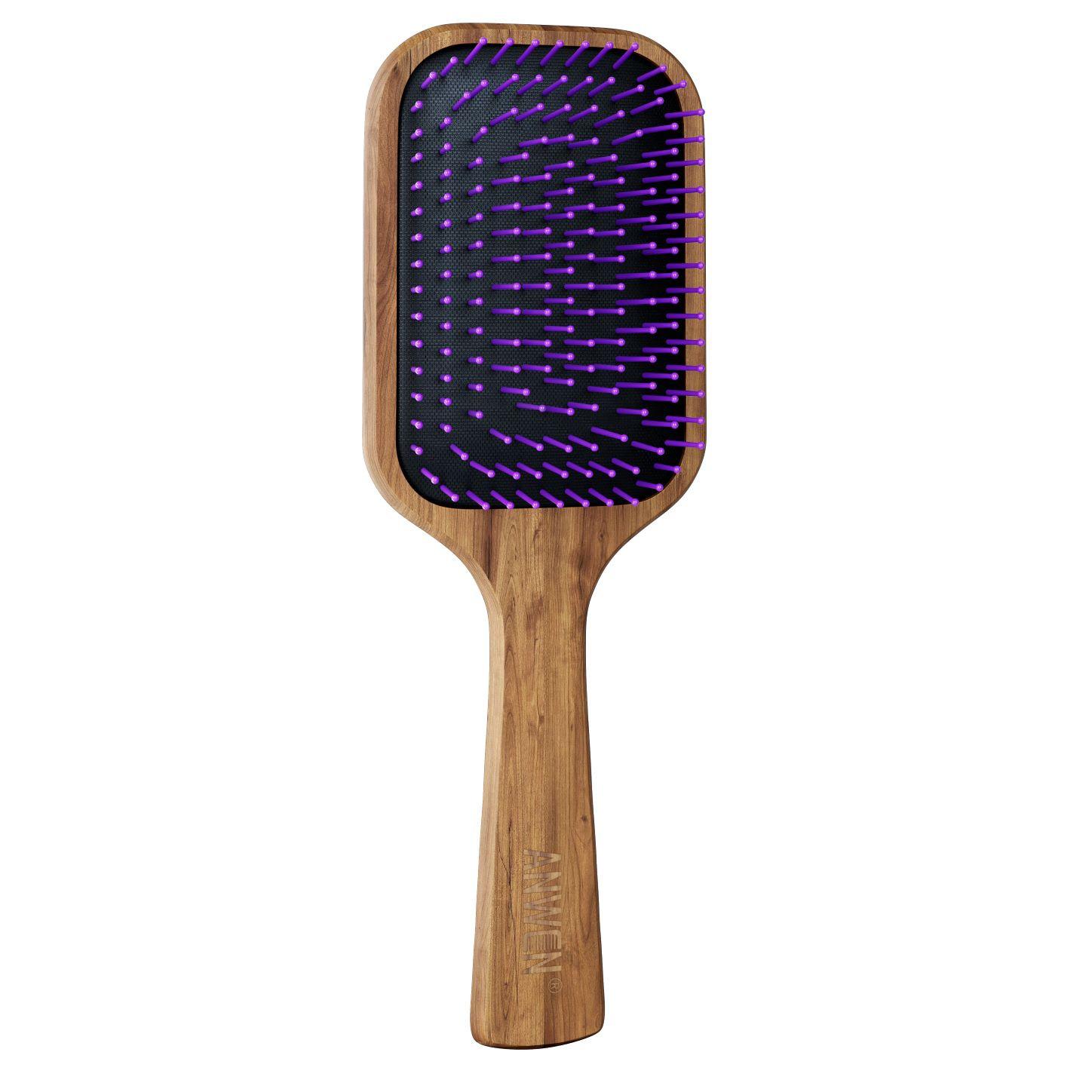 

ANWEN Hairbrush Wooden hairbrush (purple)