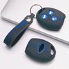 Key Fob Cover for Ford Fiesta Focus Mondeo Kuga Galaxy Ranger C-Max Ecosport Falcon with Keychain Anti-Scratch Surface Shockproof Structure