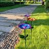 Convenient Bird Bathtub Iron Bird Water Bowl Garden Decor Bird Feeding Dish  Parrot