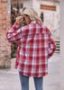 2023 Women's Oversize Plaid Shirt - Autumn/Winter European & American Casual Fashion