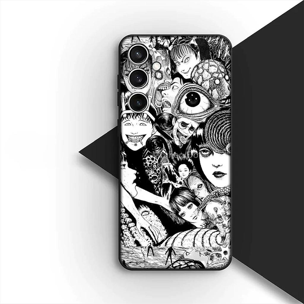 Cover for Samsung Galaxy S10 S8 S9 Plus A33 A34 A31 70 A71 A72 Note 20 9 8 S10E Casing Phone Case Horror Junji Ito Tomie Cartoon