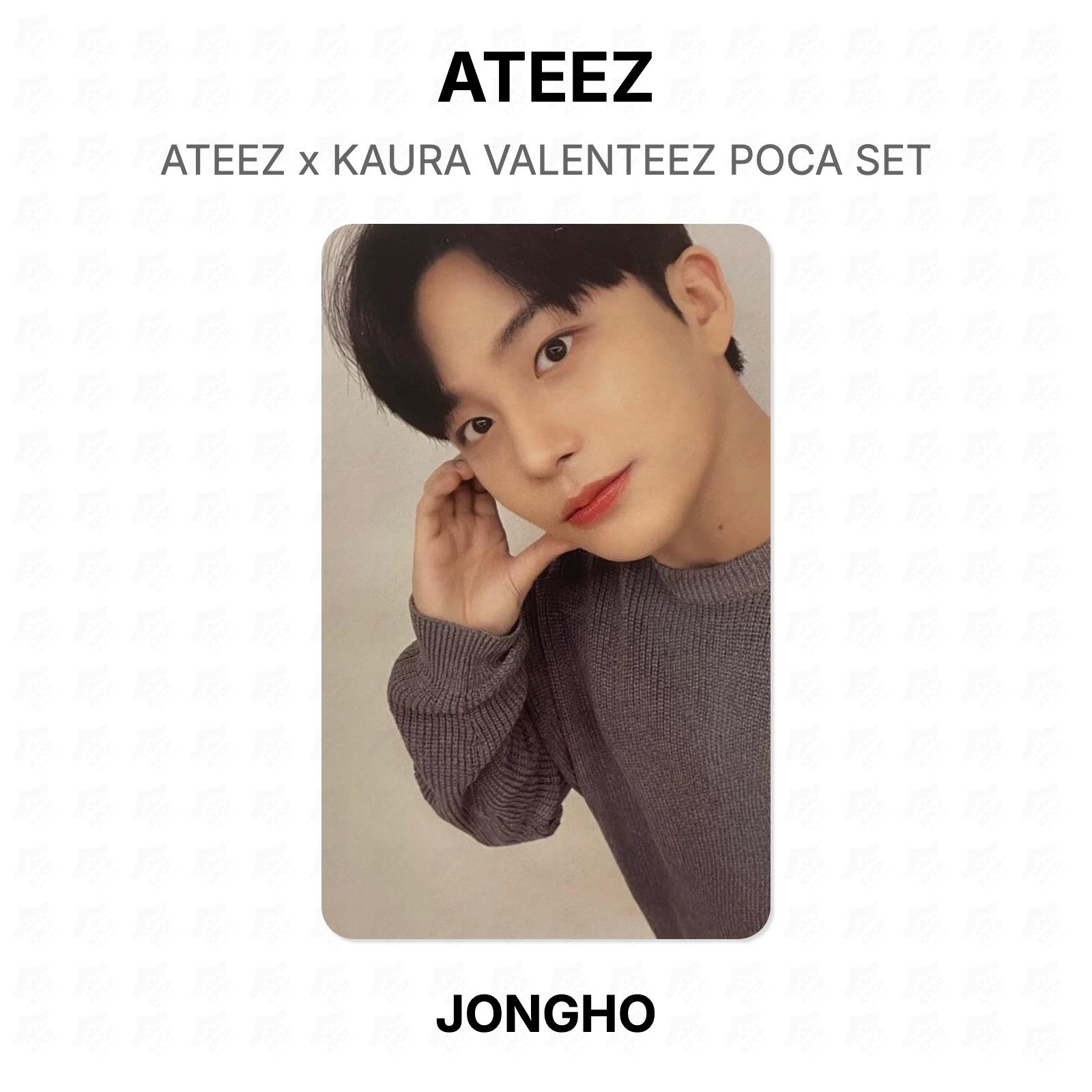 ATEEZ x KAURA VALENTEEZ POCA SET Official Photocard JONGHO
