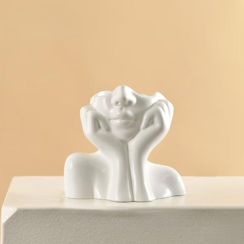 

Скандинавский стиль, высококлассная креативная ваза для дома, роскошная декоративная бутылка для гостиной, ремесленное украшение, повседневное украшение для дома белый